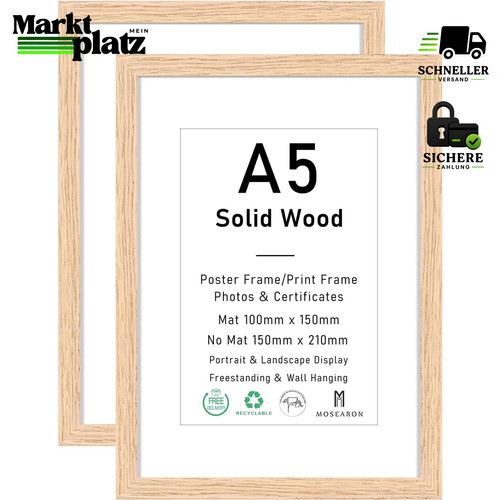 Bilderrahmen eiche holz - bilderrahmen,