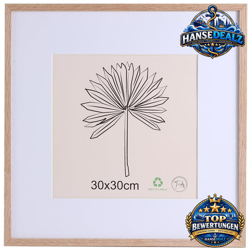 Bilderrahmen 30x30cm eiche - bilderrahmen,