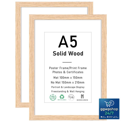 Bilderrahmen eiche holz - a5,